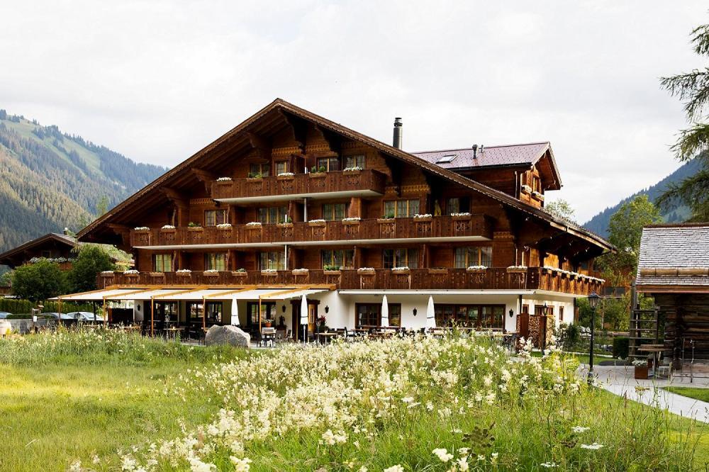 Hotel Alpenland Гштад Экстерьер фото